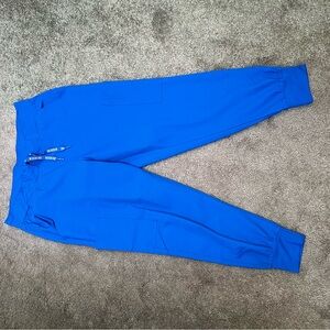 Medcouture Men's Bright Blue Cargo scrub pants